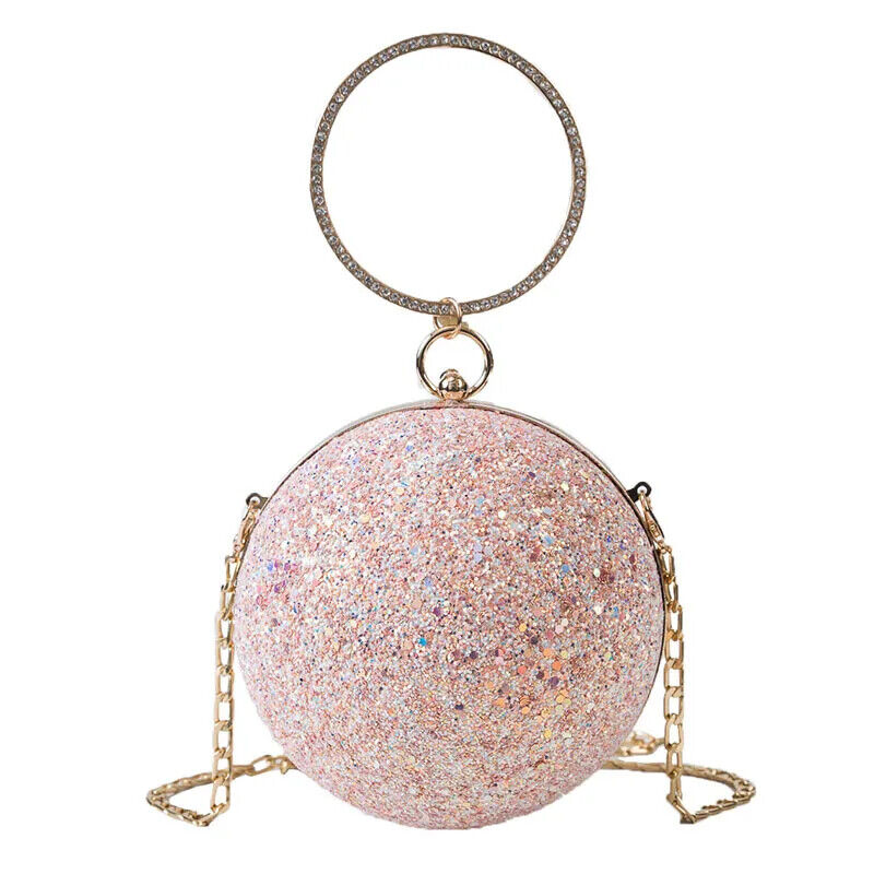 Women Evening Day Clutch Colorful Crystal Lady Handbag Wedding Shoulder Bag