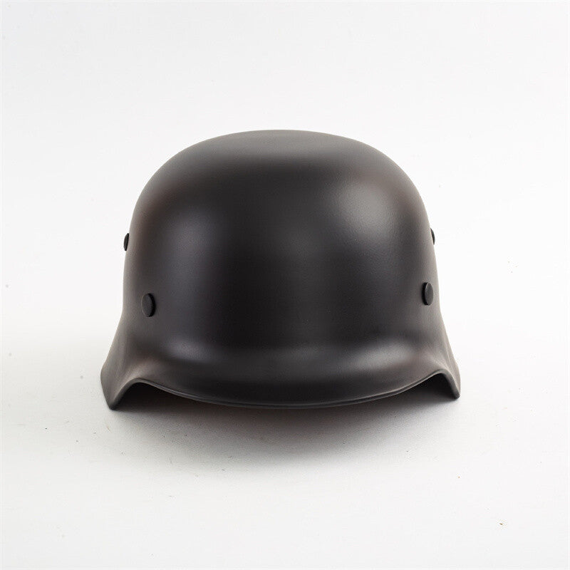 New M35 Steel Helmet Pure Steel Outdoor Helmet World War II German Replica