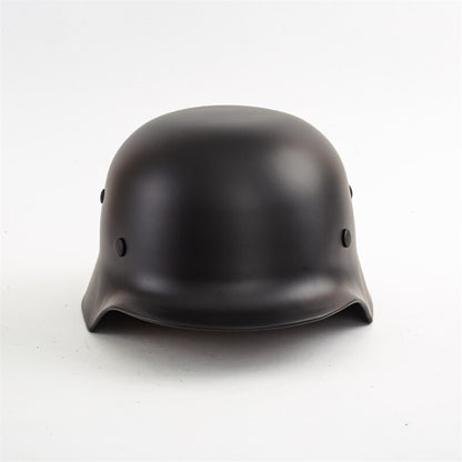 New M35 Steel Helmet Pure Steel Outdoor Helmet World War II German Replica