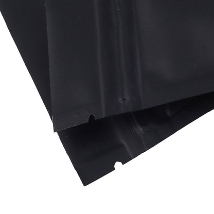 100 Flat Aluminum Foil Zip Lock Mylar Bag Resealable Zipper Clip Repacking Pouch