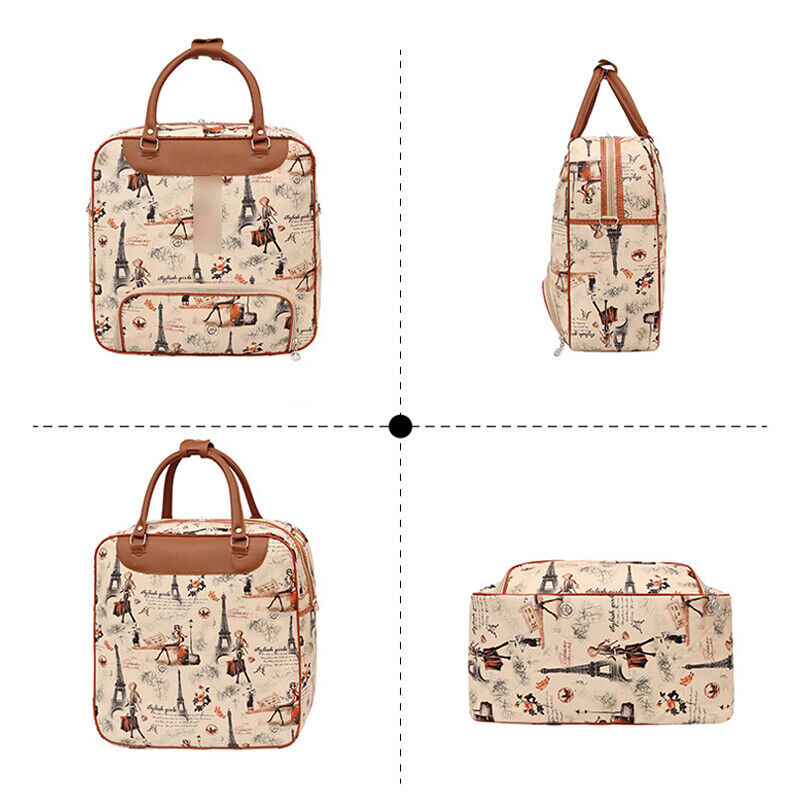 Women Holdall Hand Luggage Handbag Large Travel Duffle Bag Weekend Overnight