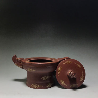 vintage chinese yixing purple clay teapot zisha ceremony teaware collection rare