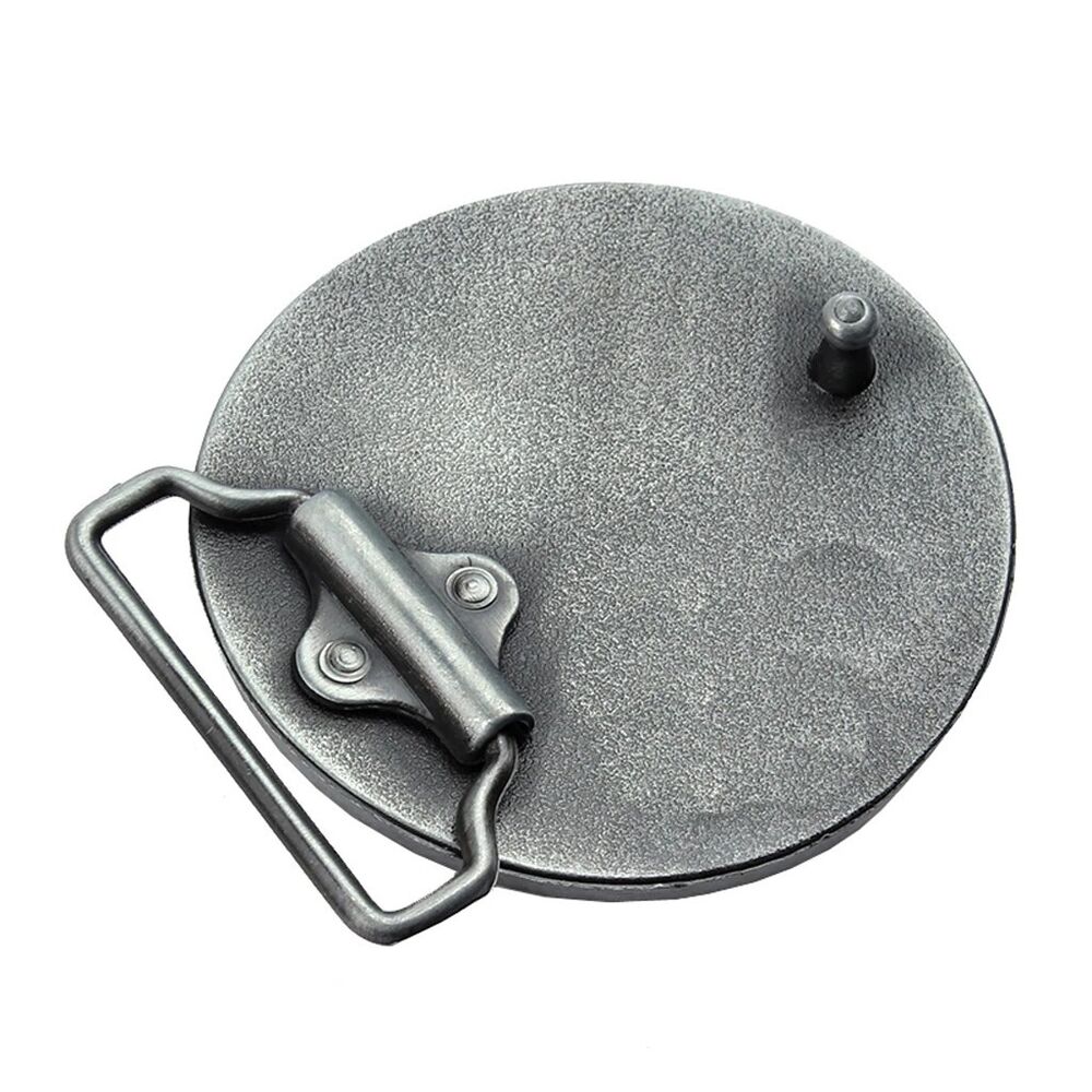 Men Belt Buckles Fashion Western Round Cowboy Rodeo Retro Waistbands Accessories