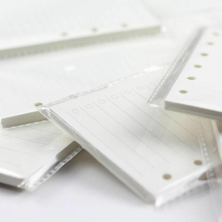 45 Sheets Notebook Business A5 A6 Loose Leaf Refill Spiral Binder Inside Page