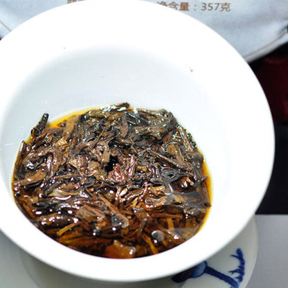 Hu Po Chun Ripe Puer Yunnan Top-grade Old Comrade Haiwan Ancient Tree Pu Er Tea