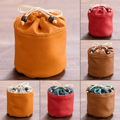 Portable Teaware Storage Bag Travel Collect Teapot Teacup Antique Jewelry Pouch