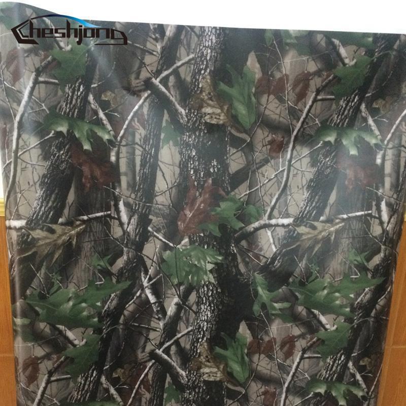 Camo Tree Vinyl Car Wrap Adhesive Real Tree Camouflage Film for Truck Hood Roof