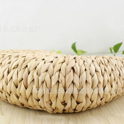 Women Ladies Retro Wicker Handbag Totes Art Bags Beach Straw Woven Rattan Basket