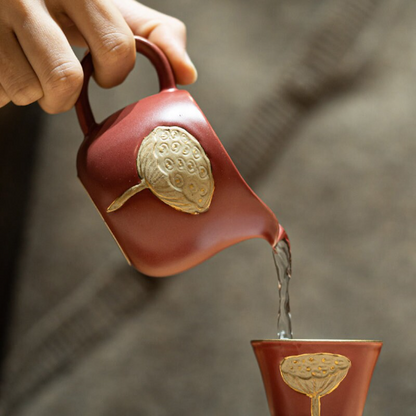 Lotus Ceramic Tea Pitchers Creative Fair Cup 115ml