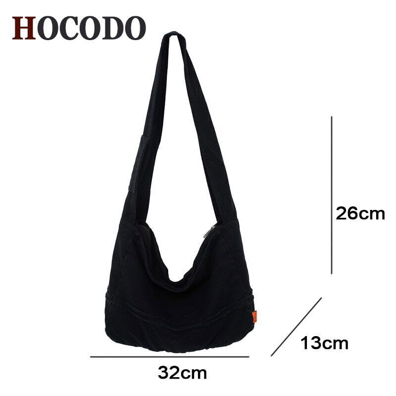 Ladies Bag Unisex Canvas Student Shoulder Bag Handbag Women Shopping Bag