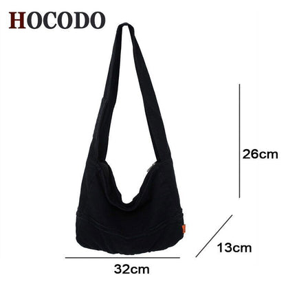 Ladies Bag Unisex Canvas Student Shoulder Bag Handbag Women Shopping Bag