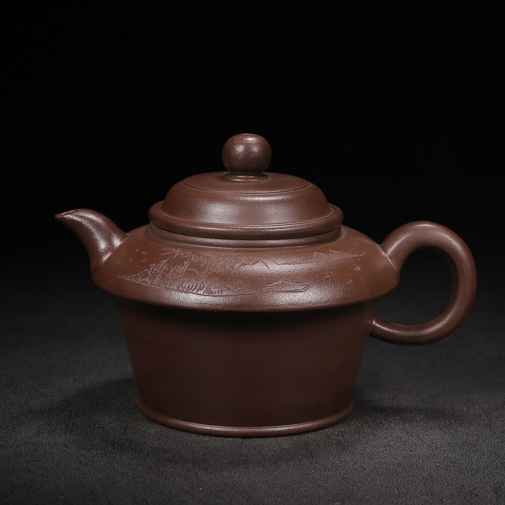 Chinese Yixing Zisha Clay Handmade Exquisite Teapot（观海听涛 底款：高海庚）