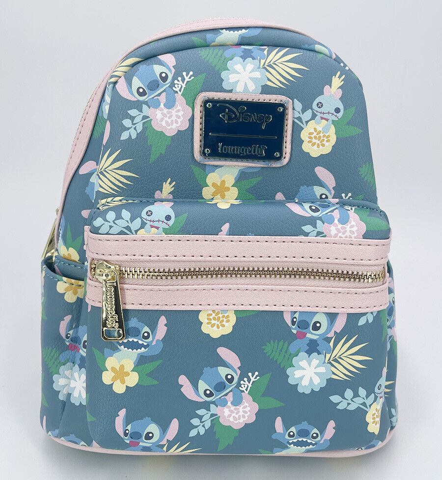 Disney New Bag Mini Backpack Lilo and Stitch Scrump Limited Floral Loungefly