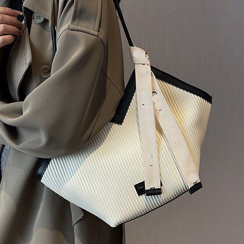 Shoulder Bag Women's Travel Bag Black White Handbag School Bag