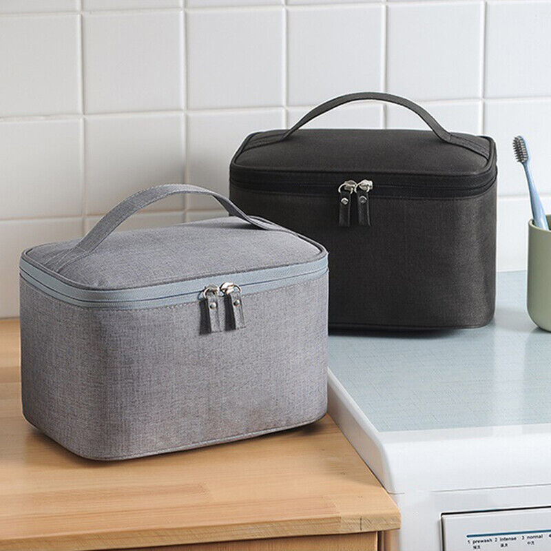 Travel Waterproof Portable Women Makeup Bag High Capacity Toiletries Storage zd