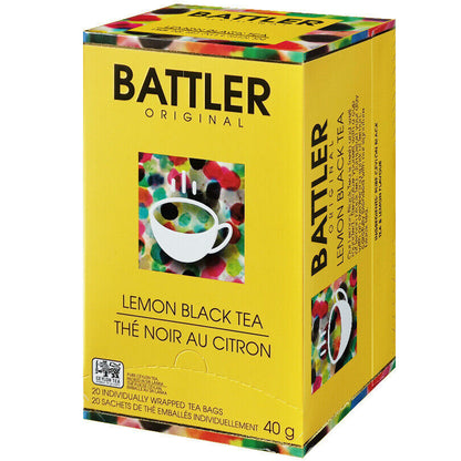 BATTLER Sri Lanka Ceylon Black Tea, Green Tea, Fruit Tea Multi-Flavor 20Pc/ Box