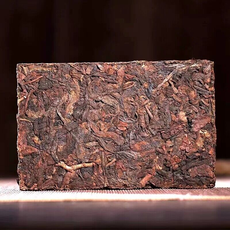 Organic Pu-erh Cooked Tea 250g Yunnan Ripe Pu-erh Tea Brick Menghai Pu'er Tea