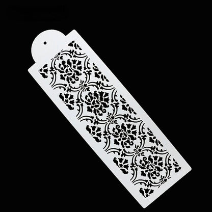 Cake Molds Hollow Plastic Flower Figure Stencil Fondant Spray Painting Templates
