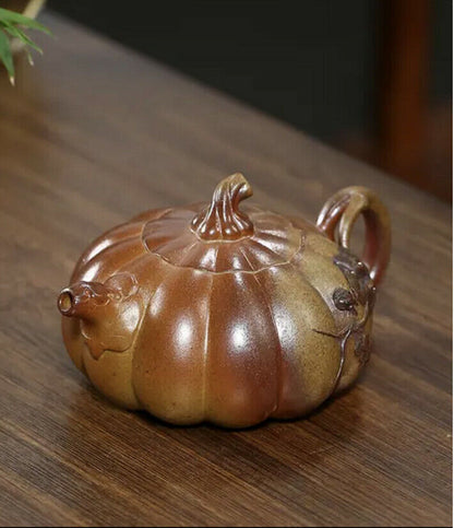 280cc chinese Yixing Handmade Zisha teapot Duan Clay Pumpkin Gongfu Tea Pot