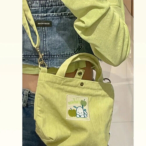Pochacco Autumn Winter Plush Bag Anime Large Capacity Handbag Tote Girls Gifts