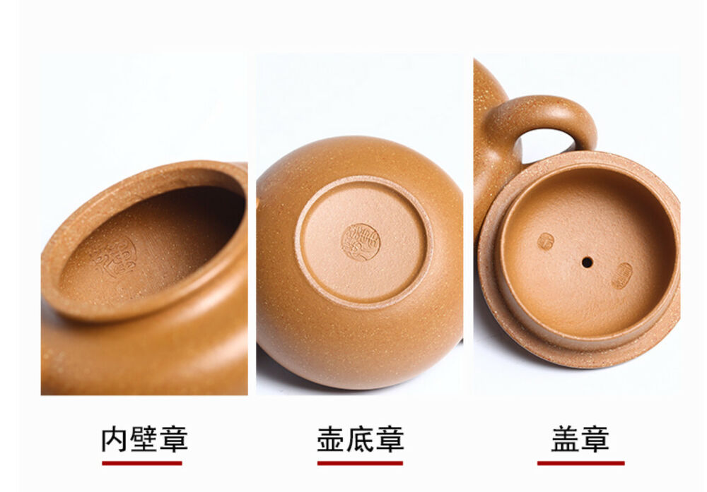 200cc chinese Yixing Handmade Zisha teapot Duan Clay FangGu Gongfu Hu Tea Pot