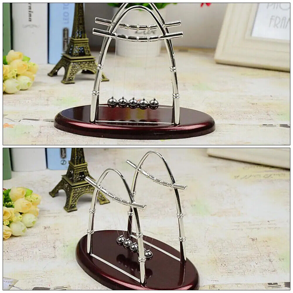 Newtons Cradle Science Pendulum Fun Development Educational Desk Toy Decorations