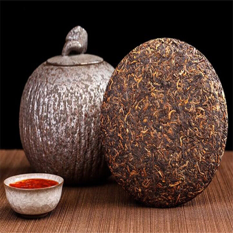 357g Yunnan Tea Icelandic Big Tree Seven Cakes Ancient Puerh Tea Ripe Cake Tea