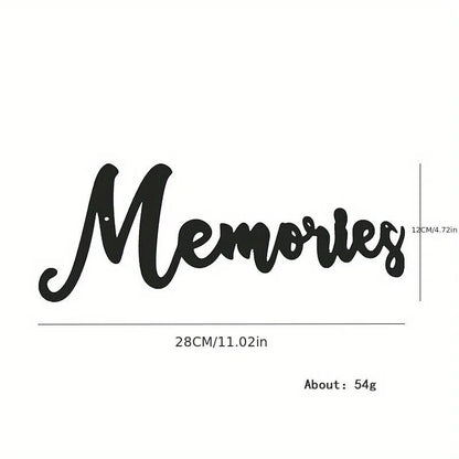 CIFBUY Letters Memories Metal Wall Decoration Iron Art Decorations Home