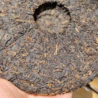 357g Yunnan Old Puerh Tea Cake 1996 Bingdao Spring Raw Pu'er Tea Pu-erh Cake Tea