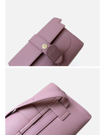 Convertible Real Leather Small Belt Bag Sling Pack Crossbody Clutch Fanny Pack