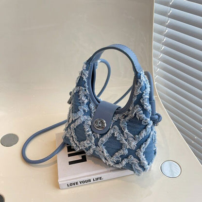 Canvas Shoulder Bags Women Crossbody Bag Denim Tote Satchel Bags Handbags