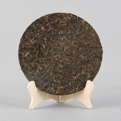 2015 Xiaguan Discus of Gold Wire Cha Puerh Jinsi Tiebing Shen Puer 357g