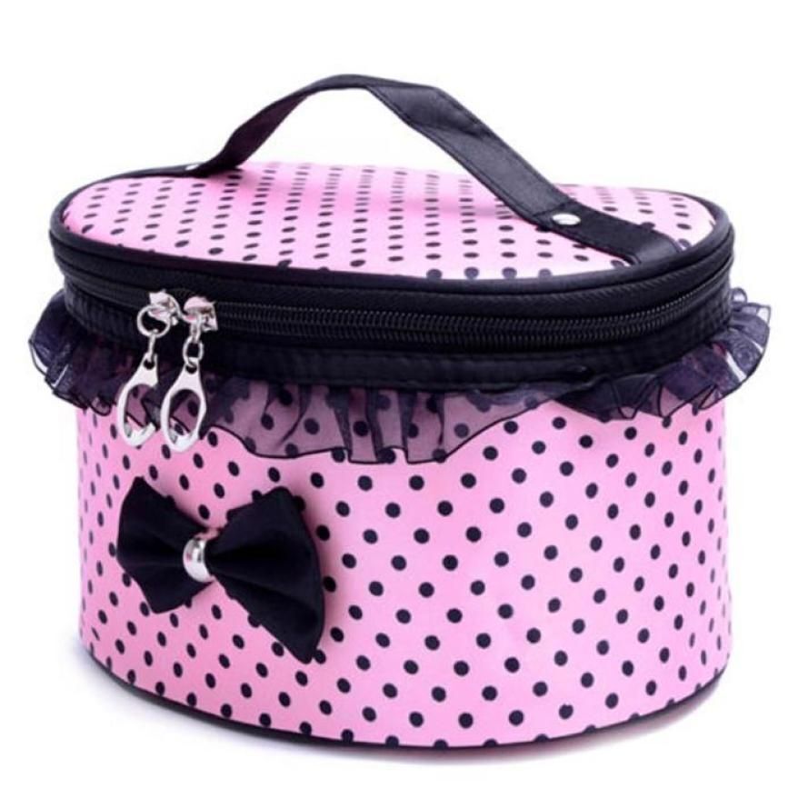 Multifunction Travel Clear Makeup Bag Polyester Toiletries Organizer Waterproof