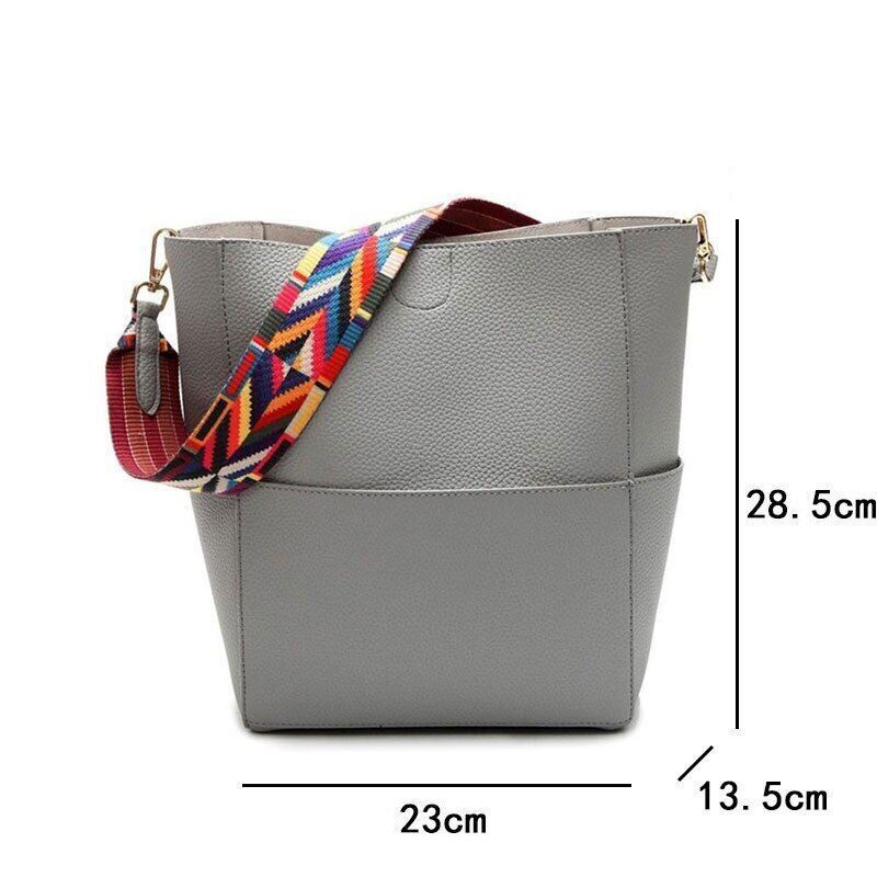 Women Handbag Purse Shoulder Bag PU Crossbody Bags Big Totes