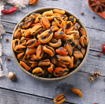 Snacks Chinese Food Seafood Dried Mussel Haihong中国小吃贻贝壳菜青口贝干货 海虹淡菜干 health food