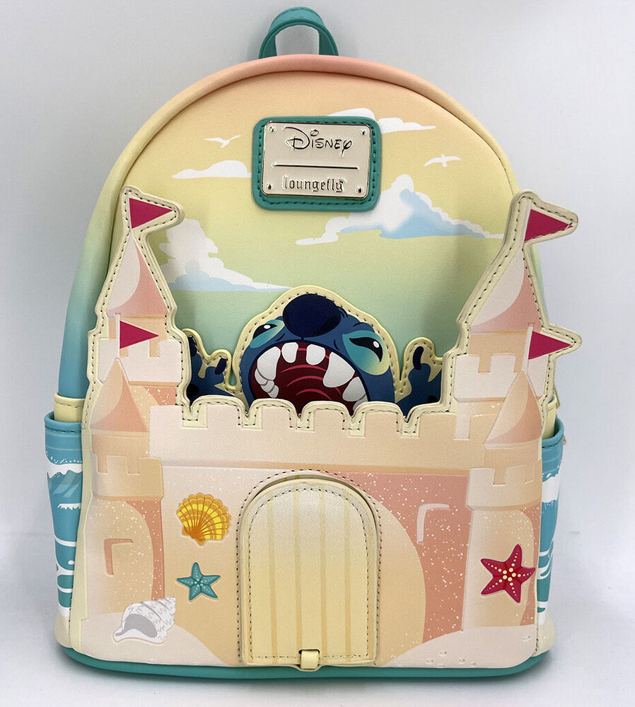 Disney Sandcastle Beach Surprise Collection Mini Backpack Loungefly Bag Stitch