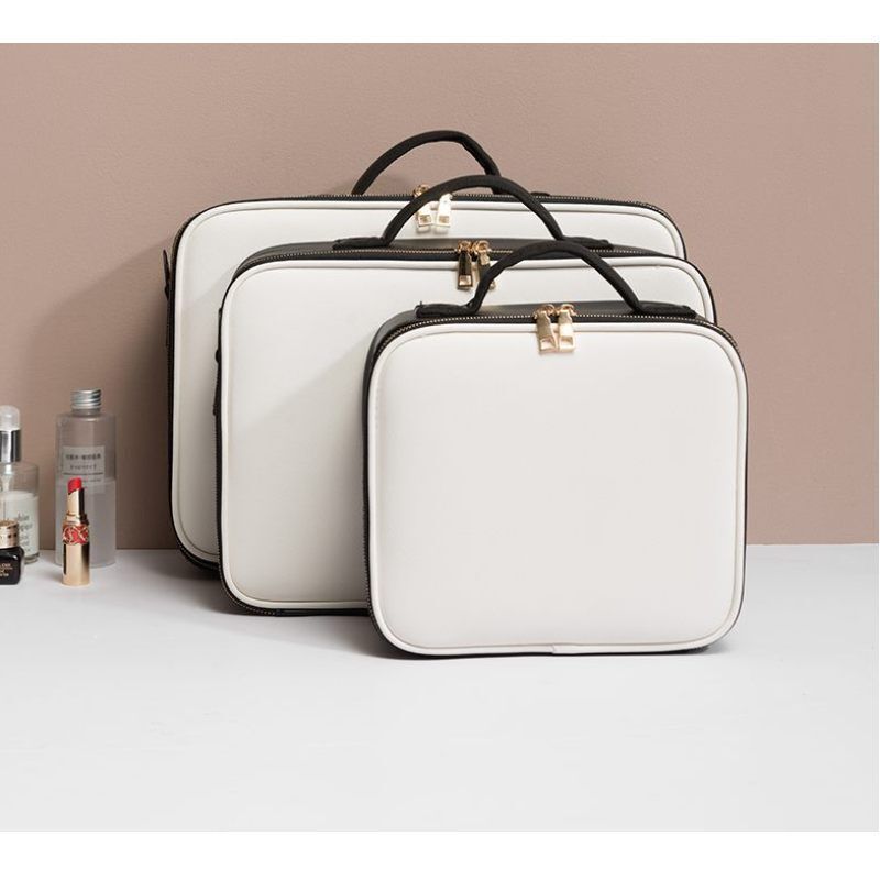 Make Up Case Professional Cosmetic Bag Synthetic Leather Makeup Purse Waterproof