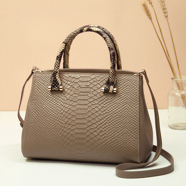 Top Cow Leather Women's Bag, Crocodile Pattern Evening Party Bag Crossbody Bags