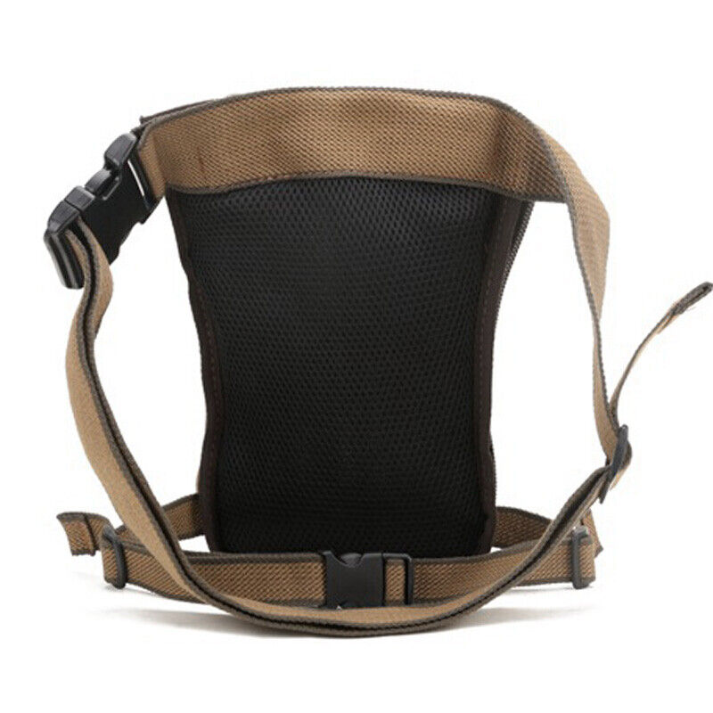 Canvas/Nylon Waist Pack Crossbody Shoulder Belt Bag Male Hip Purse Thigh Bags