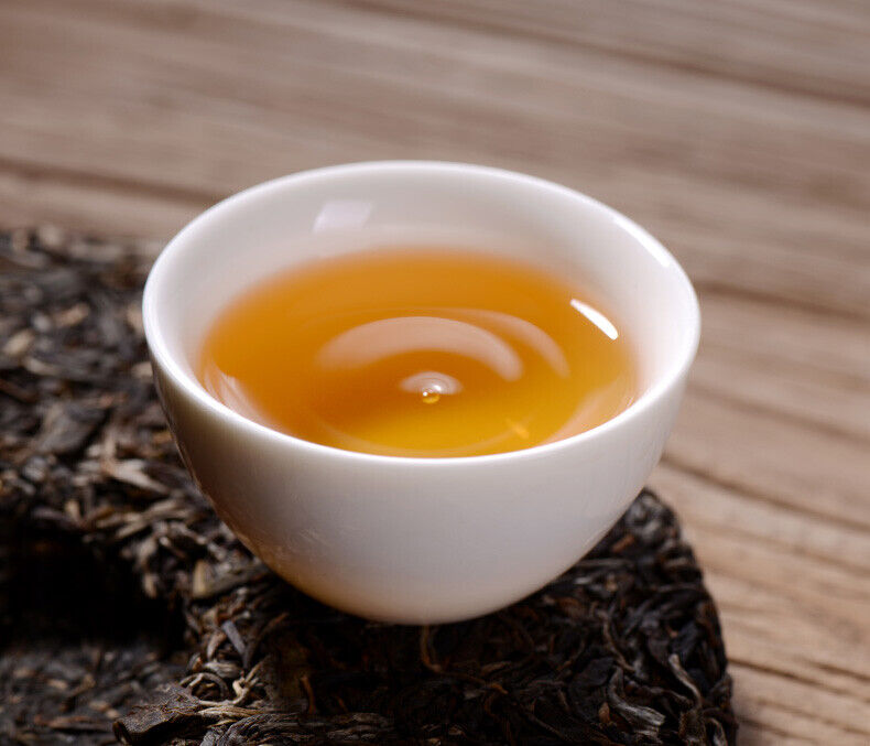 500g Haiwan Remote Mountain Old Tree Puer Tea Cake Raw Pu-erh Batch 211