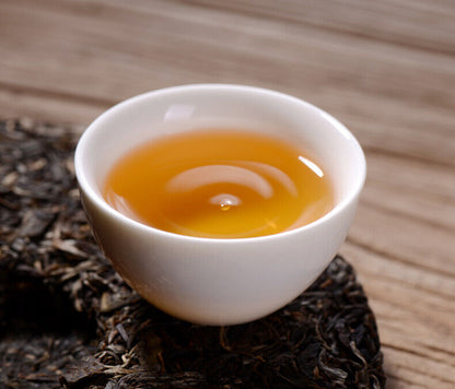 500g Haiwan Remote Mountain Old Tree Puer Tea Cake Raw Pu-erh Batch 211