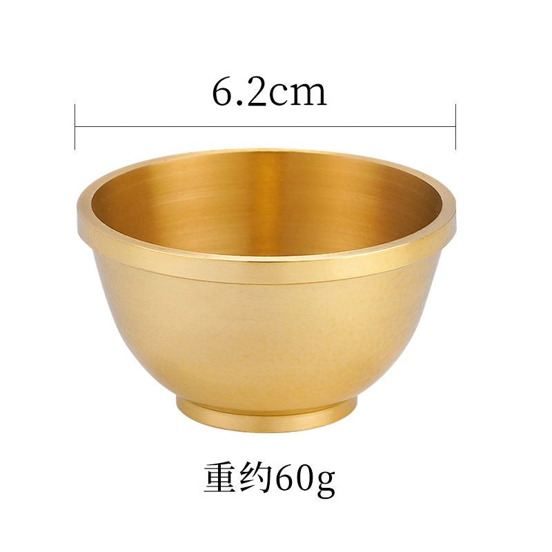1pc New Copper Water Supply Cup Tea Cup Offering Buddha Purified Water Cup