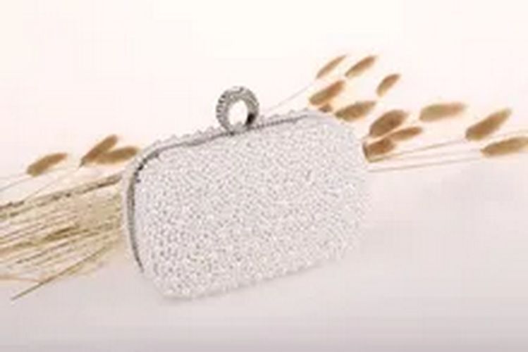 Real None Women Handbags Bolsa All Pure Pearl Lady's Wedding Evening Handbags