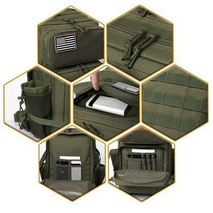 50L Military Tactical Backpack Army Bag Backpack Men Hiking Rucksack