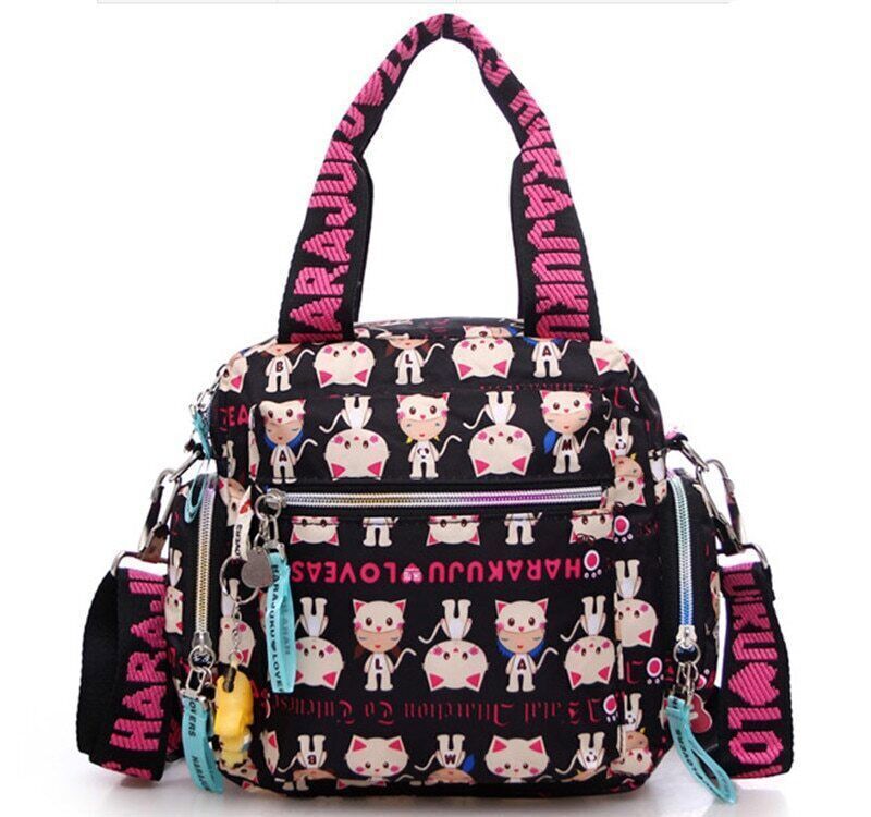 Woman Shoulder Bag Cowboy Bag Baby Handbag Oxford Cloth Messenger Bag