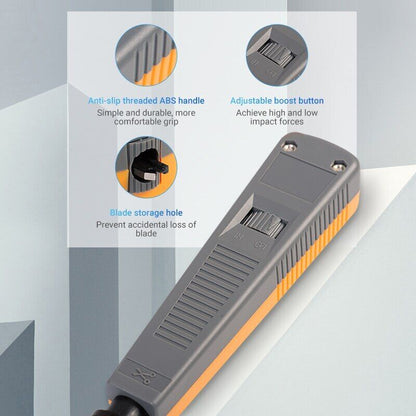Punch Down Impact Tool Network Punch Tool with Two Blade Convenient