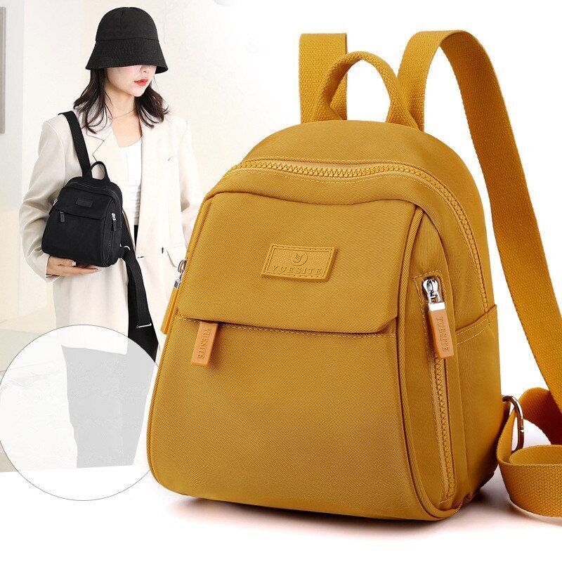 Women Backpacks School Bag Teenager Girls Nylon Waterproof Small Traveling Purse