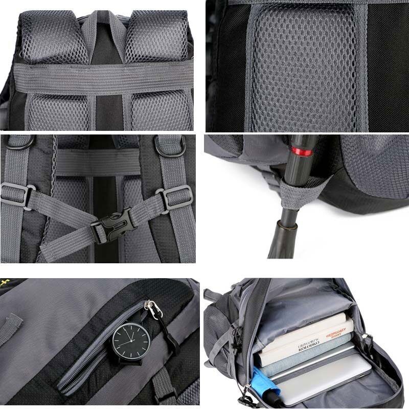 Men Backpack Travel Pack Sports Bag Pack Mountaineering Hiking Camping Backpack
