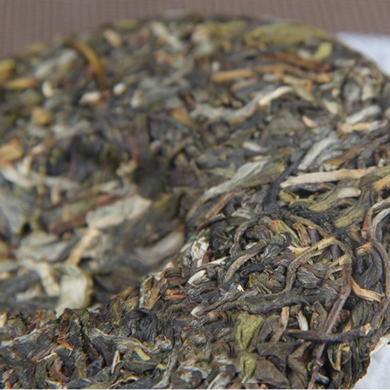 100g Small Pu-erh Green Tea Cake Yunnan Raw Pu-erh Tea Cake Hekai Pu-erh Tea