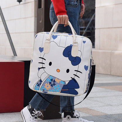 Women Girl Hello Kitty Kimono Handbag Tote Casual Travel Crossbody Shoulder Bag